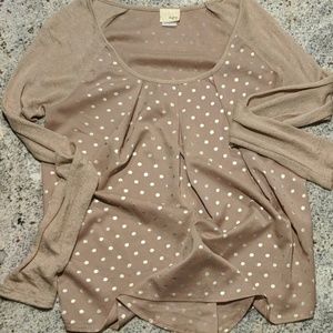 Brown and Gold Long Sleeve